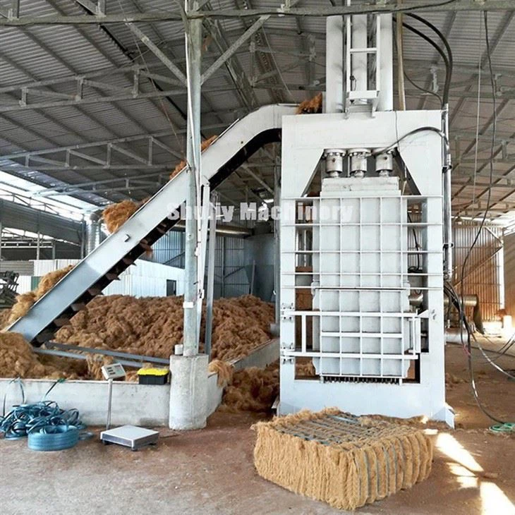 Coco Peat Block Making Machine